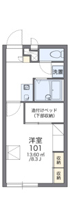 【間取り】 | レオパレスカスカータSY | 画像2