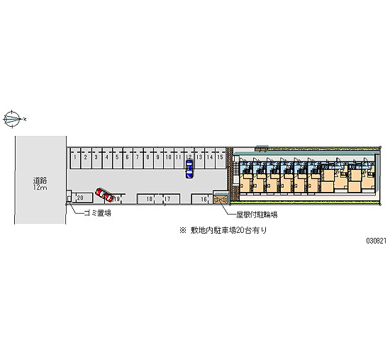 レオパレスSEIZANSOUの区画図|画像4