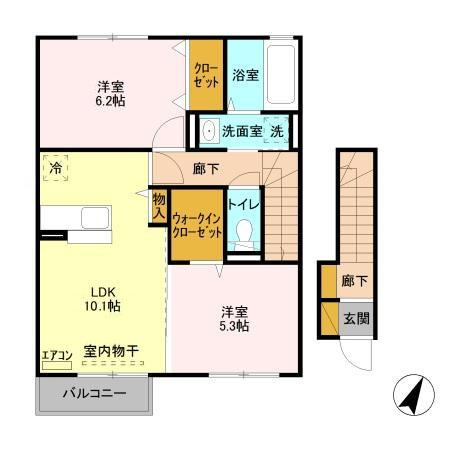モンブランの間取り