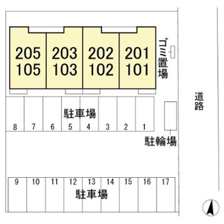 【区画図】 | セジュール輝