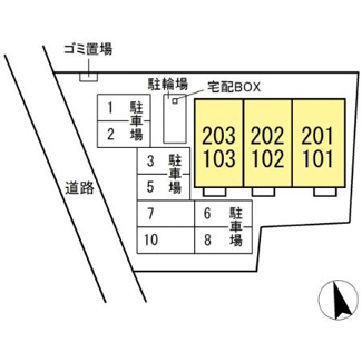 【区画図】 | 伊佐山ハイツ