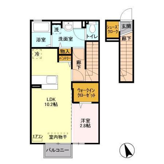 【間取り】 | 伊佐山ハイツ