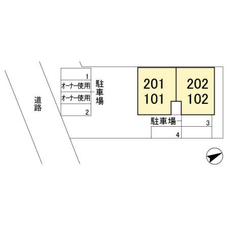 セジュール港町の区画図