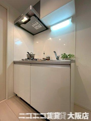大阪市生野区桃谷３丁目のアパートのキッチン|CG画像です。家具家電付きではありません