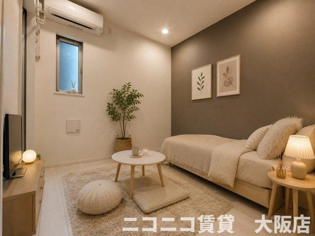 大阪市生野区桃谷３丁目のアパートの内装|CG画像です。家具家電付きではありません