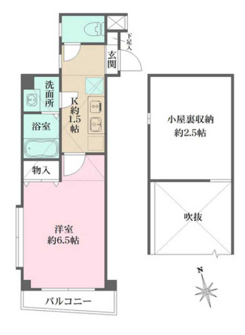 【間取り】 | モン・シャトー高円寺北