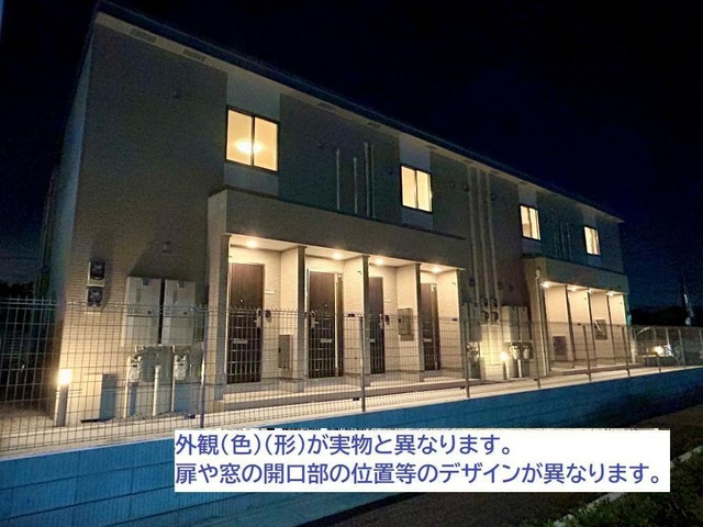 阿見町中央5丁目新築アパート(仮の外観|イメージです