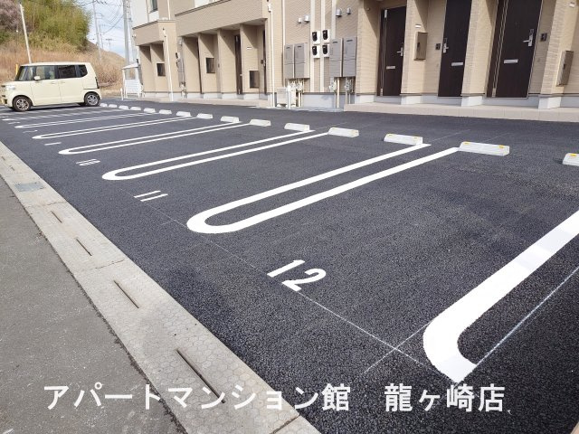 ブルーベリーの駐車場