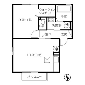 【間取り】 | サンフローラA