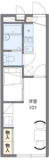 【間取り】 | レオパレス霞南