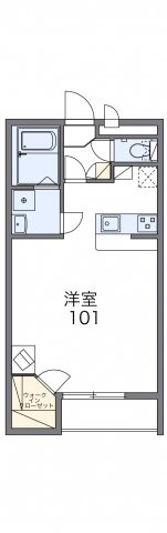 レオパレスエスピナカⅢの間取り