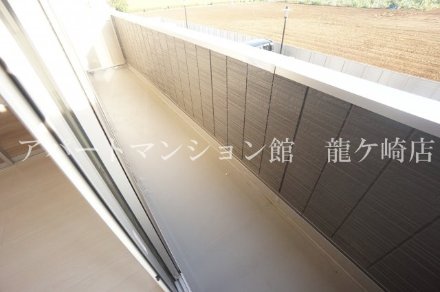 ライトパレスうずら野のバルコニー