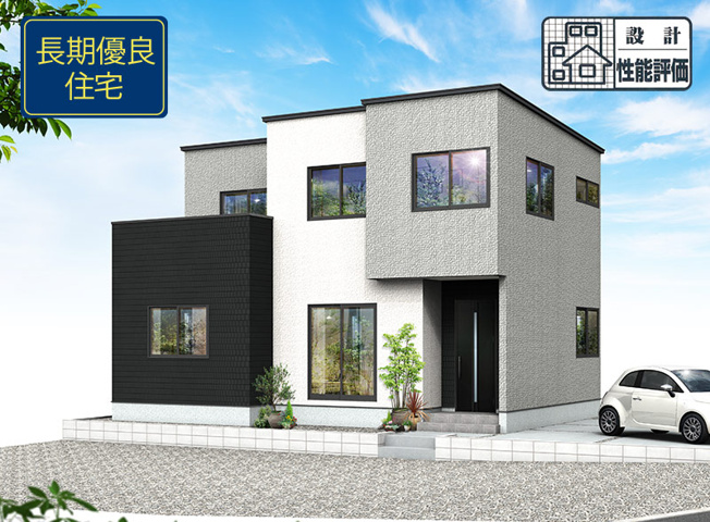 【外観パース】 | 富士市国久保3丁目 4期 新築建売 | 外観パースです