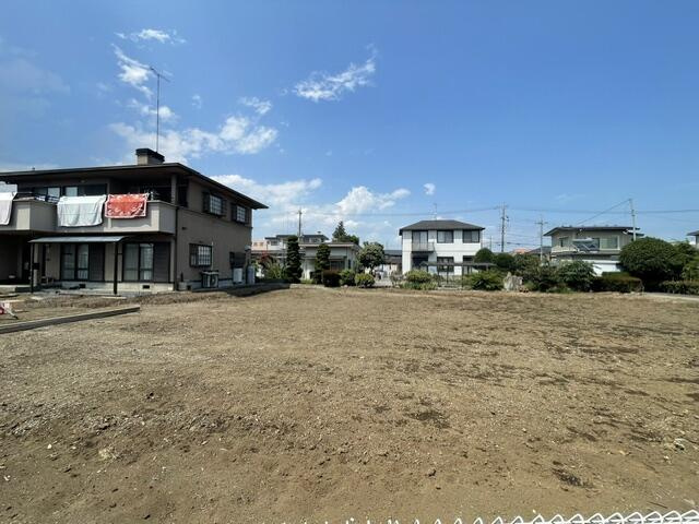 宇都宮市雀の宮1丁目　202.36㎡　売地の外観|Ａ区画の北側を撮影