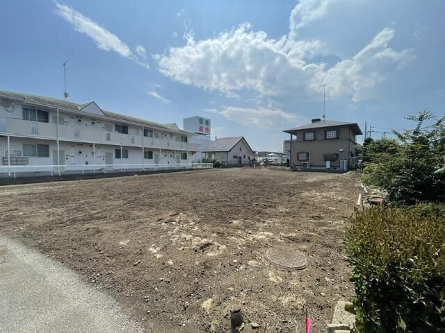 宇都宮市雀の宮1丁目　202.36㎡　売地の外観|Ａ，Ｂ区画の南西側を撮影