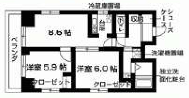 【間取り】 | パルナシウス北上野 | 間取り