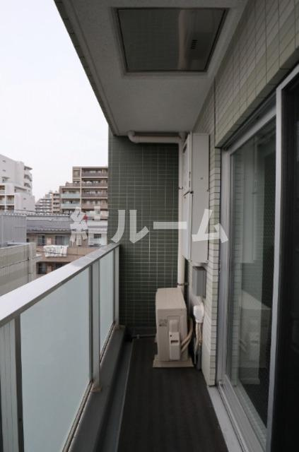 板橋区高島平９丁目の賃貸マンションのバルコニー