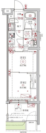 【間取り】 | クレイシアIDZ中野野方 | 外観