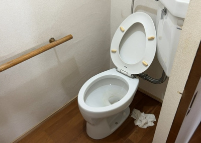 【トイレ】 | 泉町中古戸建 | トイレは大きさや形、機能、抗菌性などが異なる多種多彩なタイプが各メーカーから出ています。それぞれに良さがあるため、事前にどういったタイプのトイレがいいのかをご家庭内で決めて、内見に行くといいでしょう。