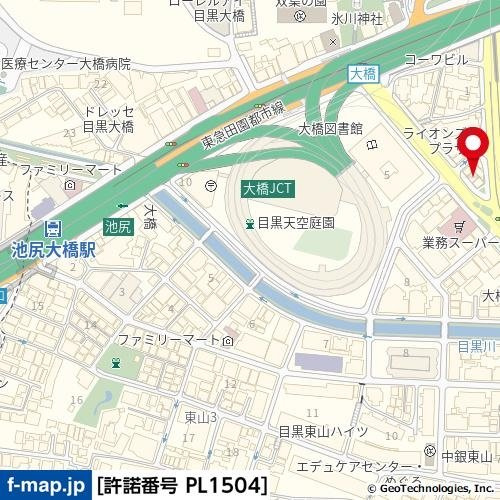 ＯＬＩＯ池尻大橋の地図