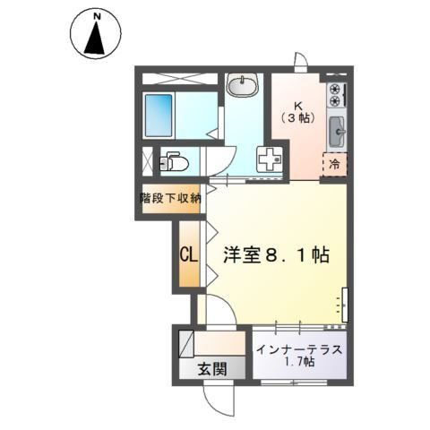 【間取り】 | アイリス南大分Ⅱ