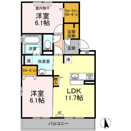 【間取り】 | ヒルサイド１７１