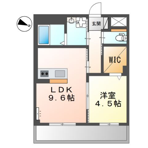 グレイス　ティエラの間取り