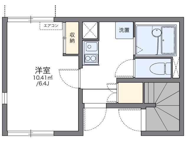 レオネクストＡＲＡＫＩの間取り