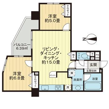 【間取り】 | ライオンズシティ東陽町親水公園