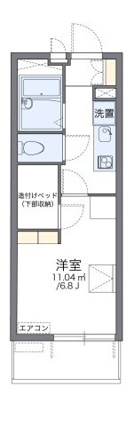 レオパレスフリージアの間取り