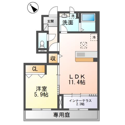 グランディールの間取り