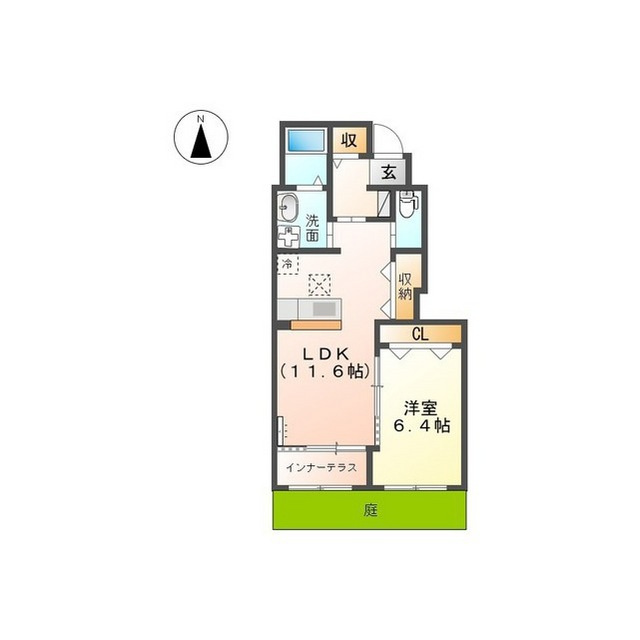 グリーン川島の間取り