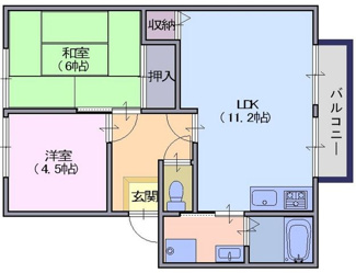 【間取り】 | グランドゥールB