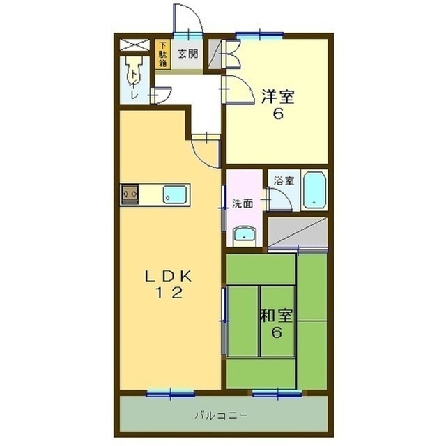 インペリアルハイツ　ハルの間取り