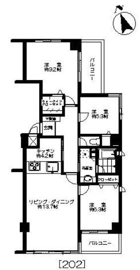 【間取り】 | グリーンヒルズ上野毛
