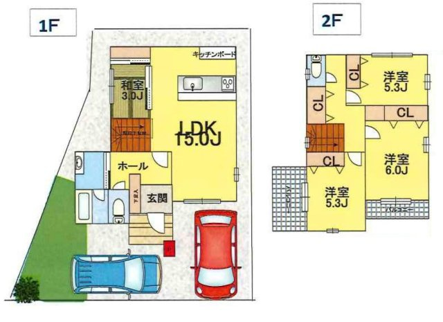 【間取り】 | 飯山南中古戸建 | 4LDKはリビングダイニングキッチンと4つの居室がある間取りで、大家族や二世帯住宅に最適。広々としたリビングで家族団らんを楽しみ、個室でプライベートな時間も確保でき、快適な生活を送ることができますよ。
