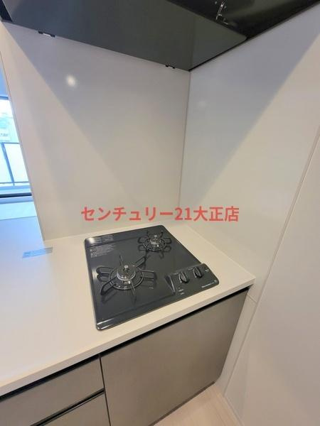 Louis Residence 弁天町のキッチン|★人気の２口ガスコンロ★