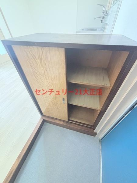 大阪市港区市岡元町２丁目の賃貸マンションの収納