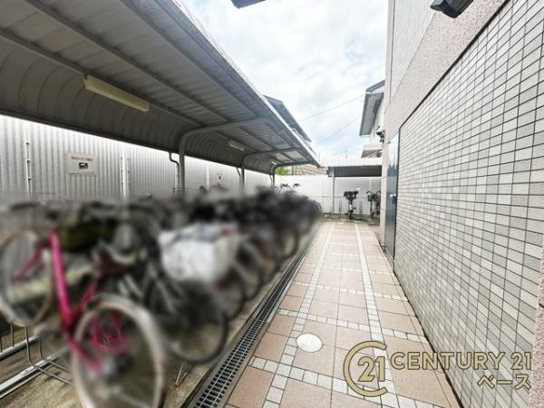 ヴェルビュ大和八木のその他共用部分|■現地撮影写真■こちらは現地駐輪場です！