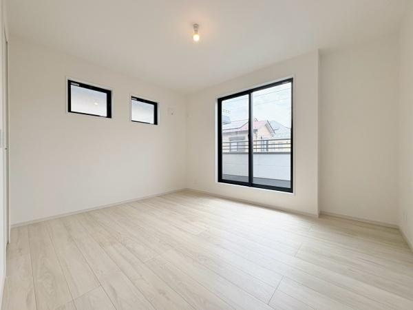 大和市上和田の新築一戸建の洋室|2F洋室6.8帖。