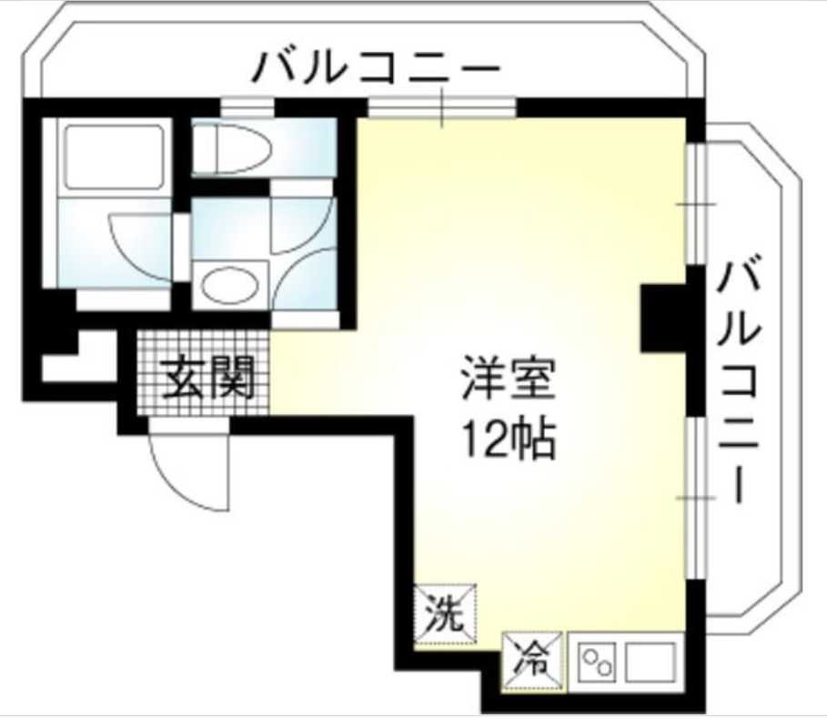 Feel二子玉川　デザイナーズ　フルリノベーション　眺望良好の間取り