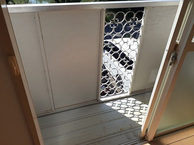 エルディムリバーサイドのバルコニー