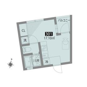 【間取り】 | パティオ梅ヶ丘E