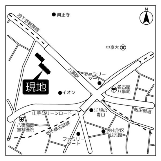 【地図】 | アーバンドエル八事石坂
