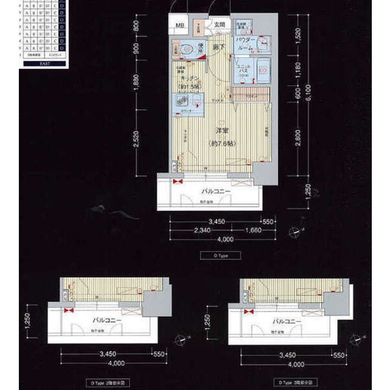 【間取り】 | プレサンス名古屋駅前プラチナム