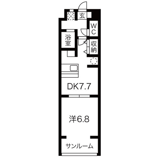 【間取り】 | サン・ウエダビルII