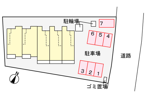 【駐車場】 | シャイン　コート　ナルコ