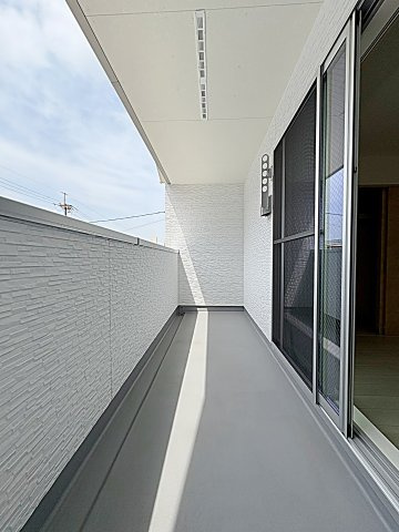 バンクーバー１１２４代万町のバルコニー