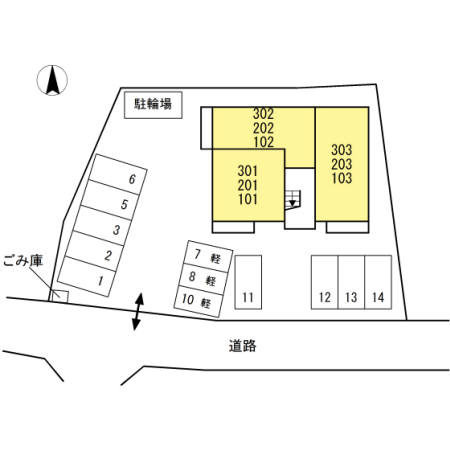 フルールの区画図