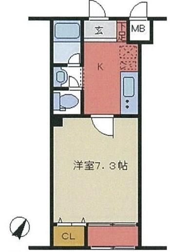 メゾンド・クレフの間取り